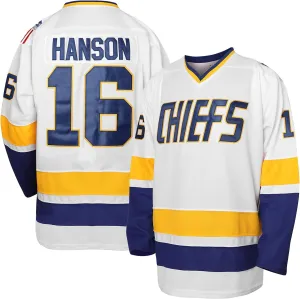 Hanson Brothers Jersey, Charlestown Chiefs 16,17,18 Slap Shot Ice Hockey Movie Jersey