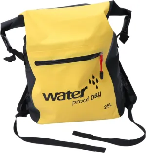 Happyyami Utility Backpack Trekking Backpack Yellow Backpack Waterproof Backpack Hiking Backpack Pvc Waterproof Bag L Backpack Camping Backpack Water Proof Beach Bag Water-proof Bag 500d