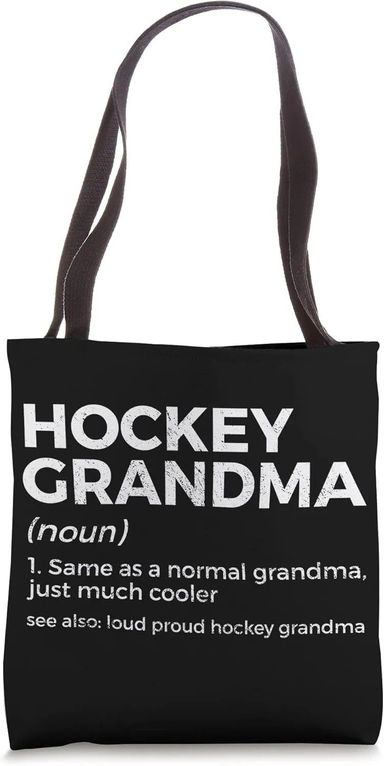 Hockey Grandma Definition Loud Proud Hockey Grandma Tote Bag