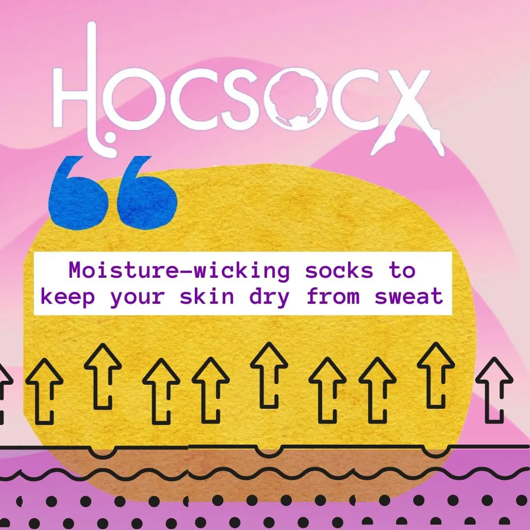 Hocsocx Celestial Socks Performance Liner Moisture-Wicking Protection for Field Hockey, Ice Hockey, and Soccer