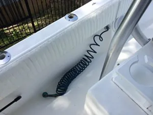 Hose Hammock - Coiled Washdown Hose Storage (Gray, Stainless Screws)