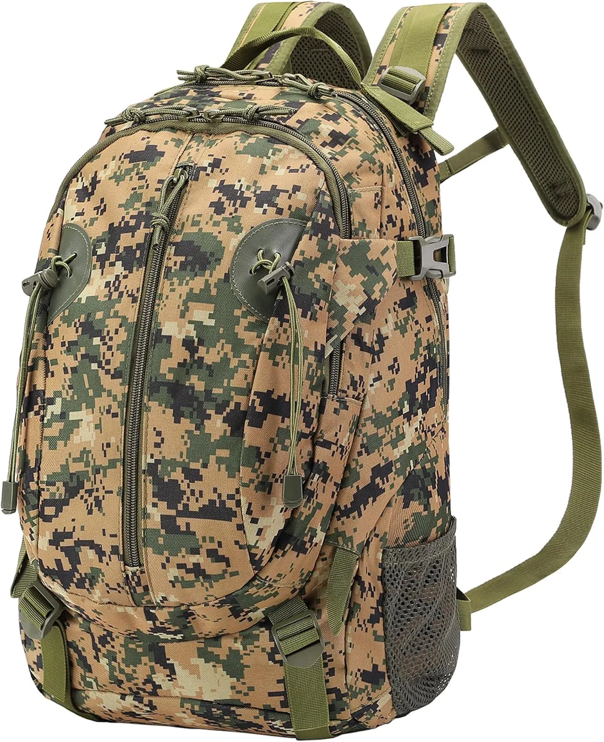 HOW'ON Hunting Backpack 30L Outdoor Waterproof Camo Hunting Pack Digital Jungle Camo