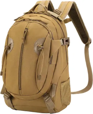 HOW'ON Hunting Backpack 30L Outdoor Waterproof Camo Hunting Pack Khaki