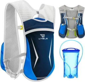 Hydration Running Vest for Men Women,5L Lightweight Water Backpack with 1.5L Leakproof Water Bladder,Hydration Vest for Marathon Cycling Jogging Hiking