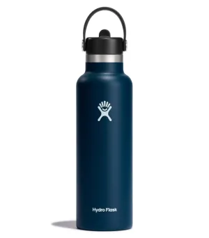 HYDRO FLASK 21 OZ STANDARD FLEX STRAW CAP INDIGO