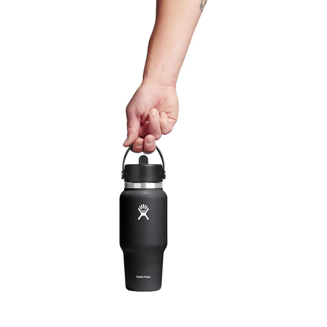 HYDRO FLASK 24 OZ TRAVEL BOTTLE BLACK