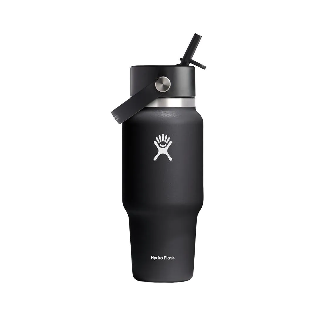 HYDRO FLASK 24 OZ TRAVEL BOTTLE BLACK