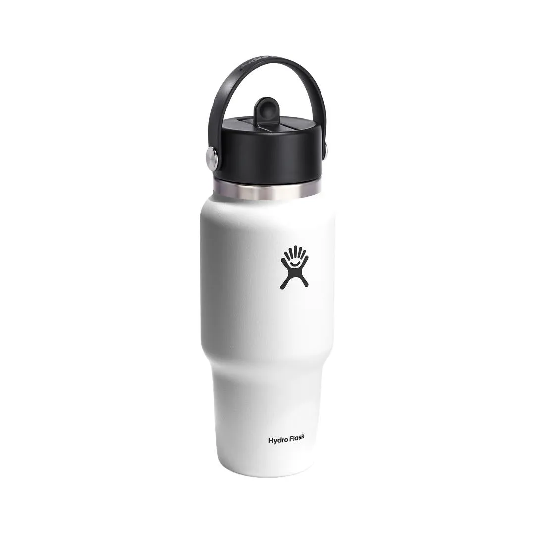 HYDRO FLASK 24 OZ TRAVEL BOTTLE WHITE