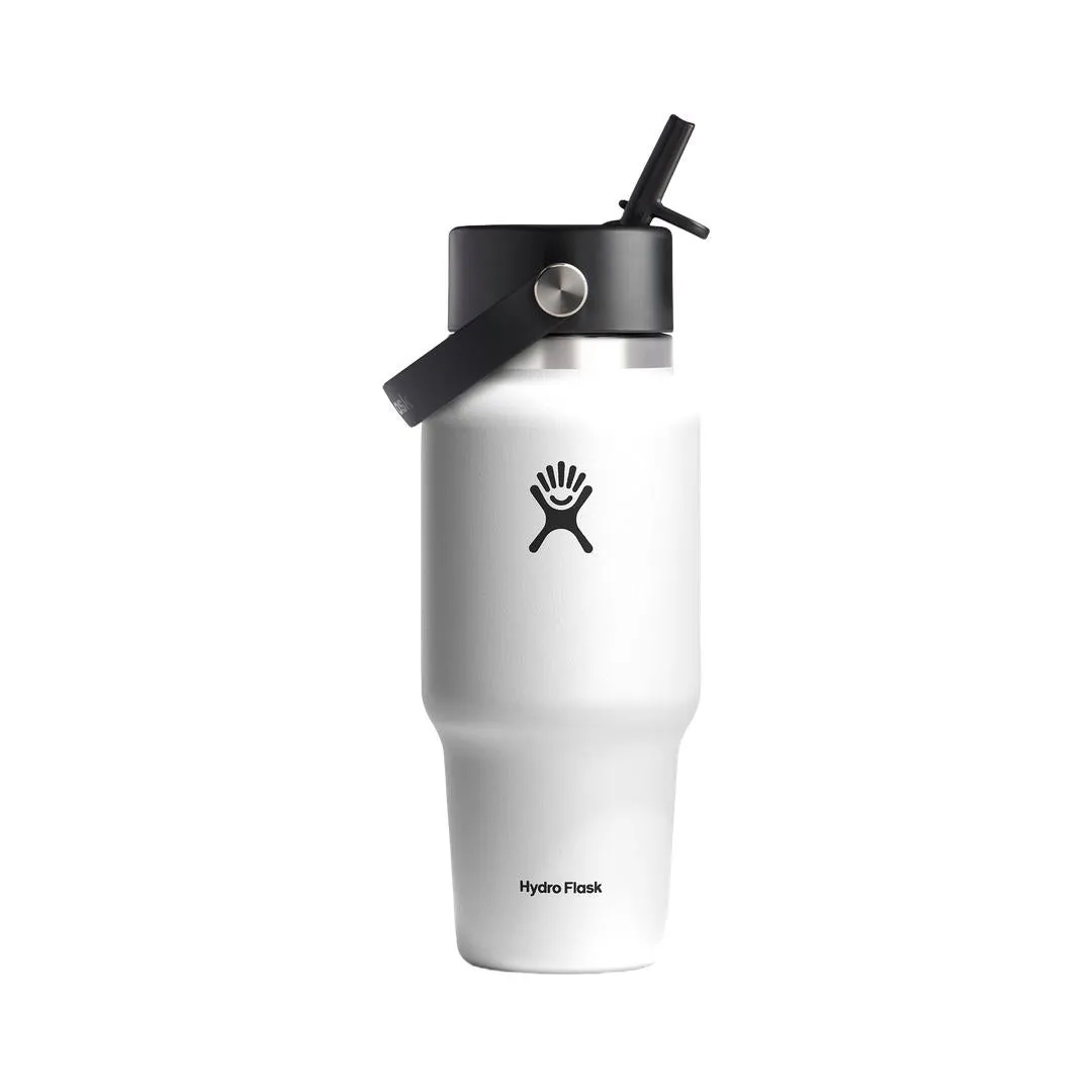 HYDRO FLASK 24 OZ TRAVEL BOTTLE WHITE