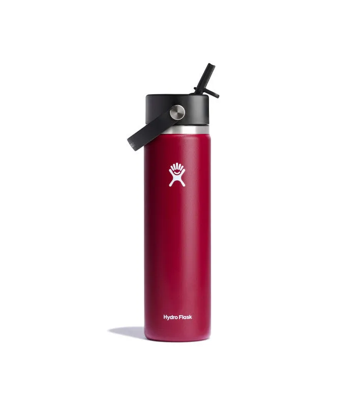 HYDRO FLASK 24 OZ WIDE FLEX STRAW CAP BERRY