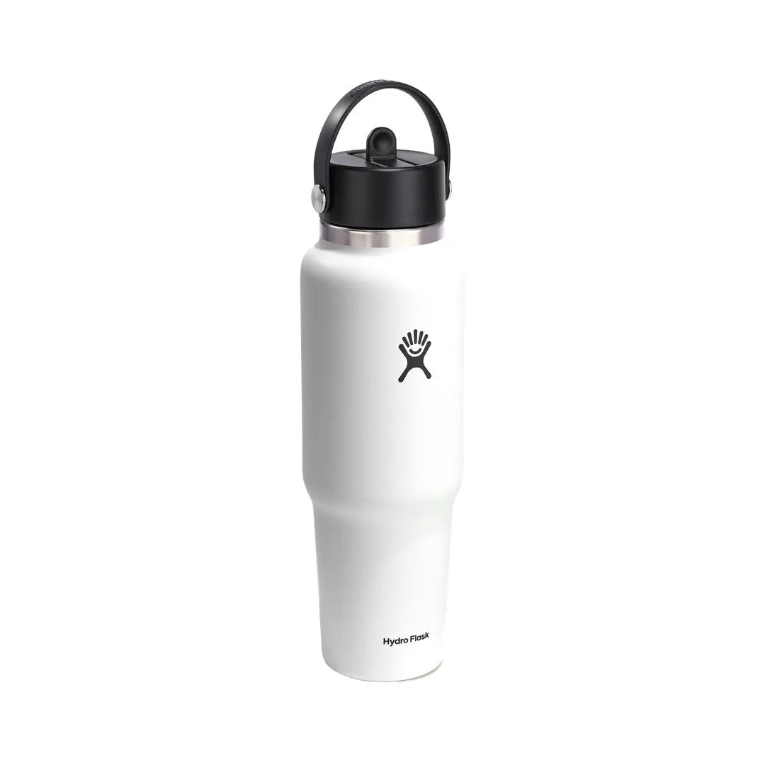 HYDRO FLASK 40 OZ TRAVEL BOTTLE WHITE