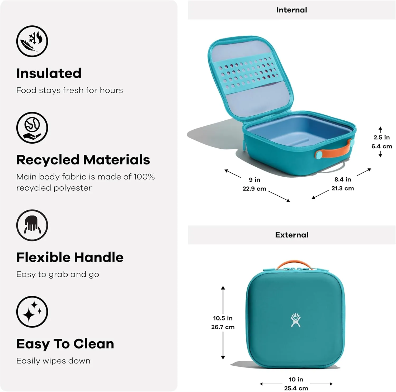 Hydro Flask Kids Small Insulated Lunch Box Goji