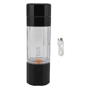 Hydrogen Water Bottle Generator, 8000ppb 208ml USB Rechargeable Electrolysis Water Cup, Leakproof, PEM Tech, Portable Water Ionizer Machine for Office, Travel and Daily Drinking