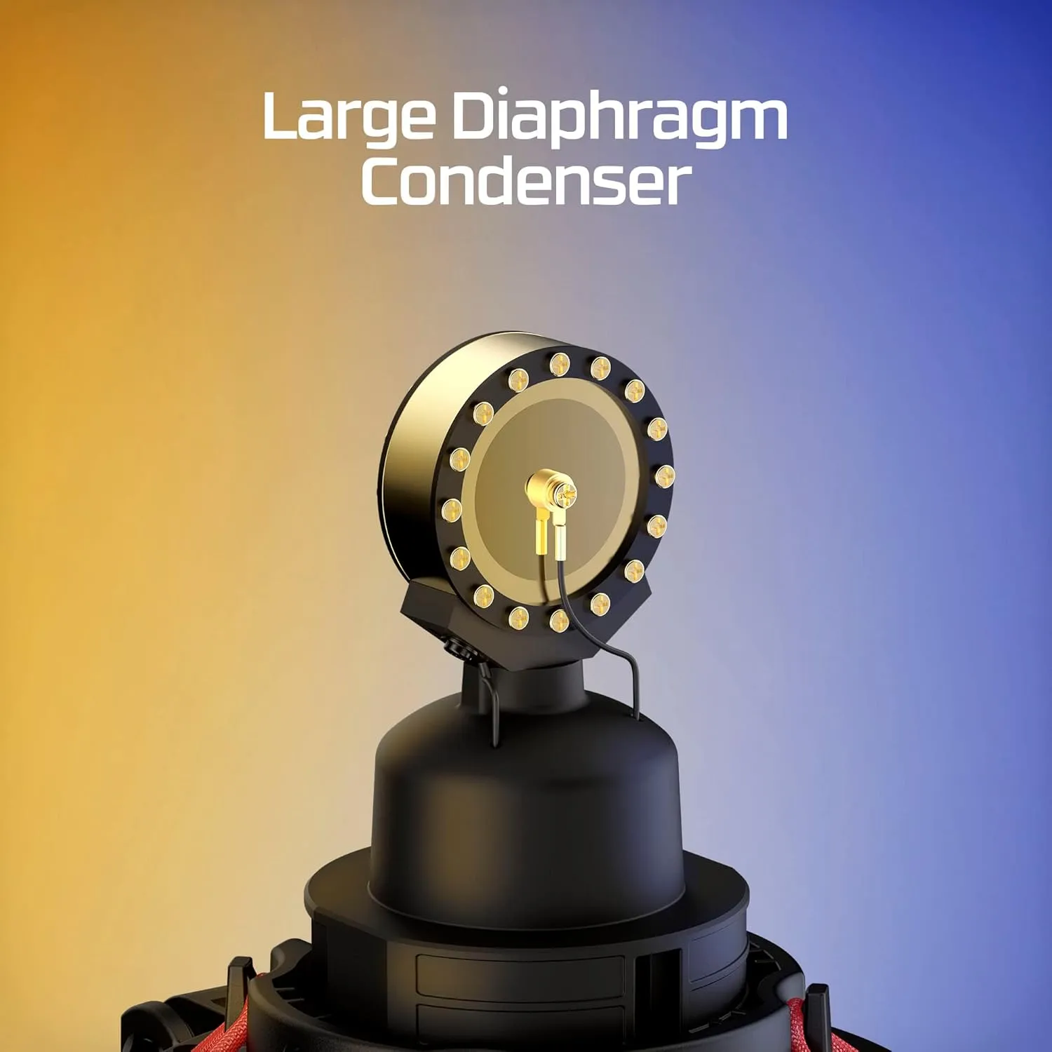 HyperX ProCast Microphone – Large Diaphragm Condenser Mic, XLR Connection