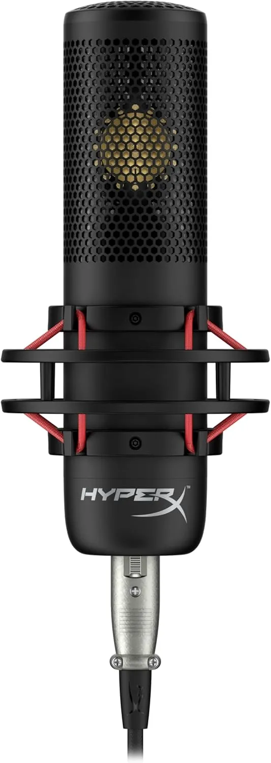 HyperX ProCast Microphone – Large Diaphragm Condenser Mic, XLR Connection