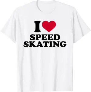 I love speed skating T-Shirt T-Shirt