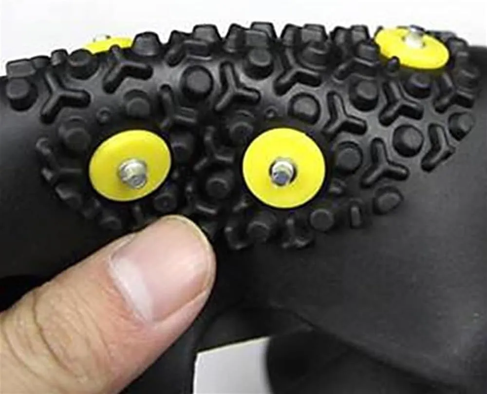 Ice Cleats S M L Non Slip Snow Shoe Spikes Winter Anti Slip Grips Cleats Crampons Climbing Outdoor Shoes Cover Crampons