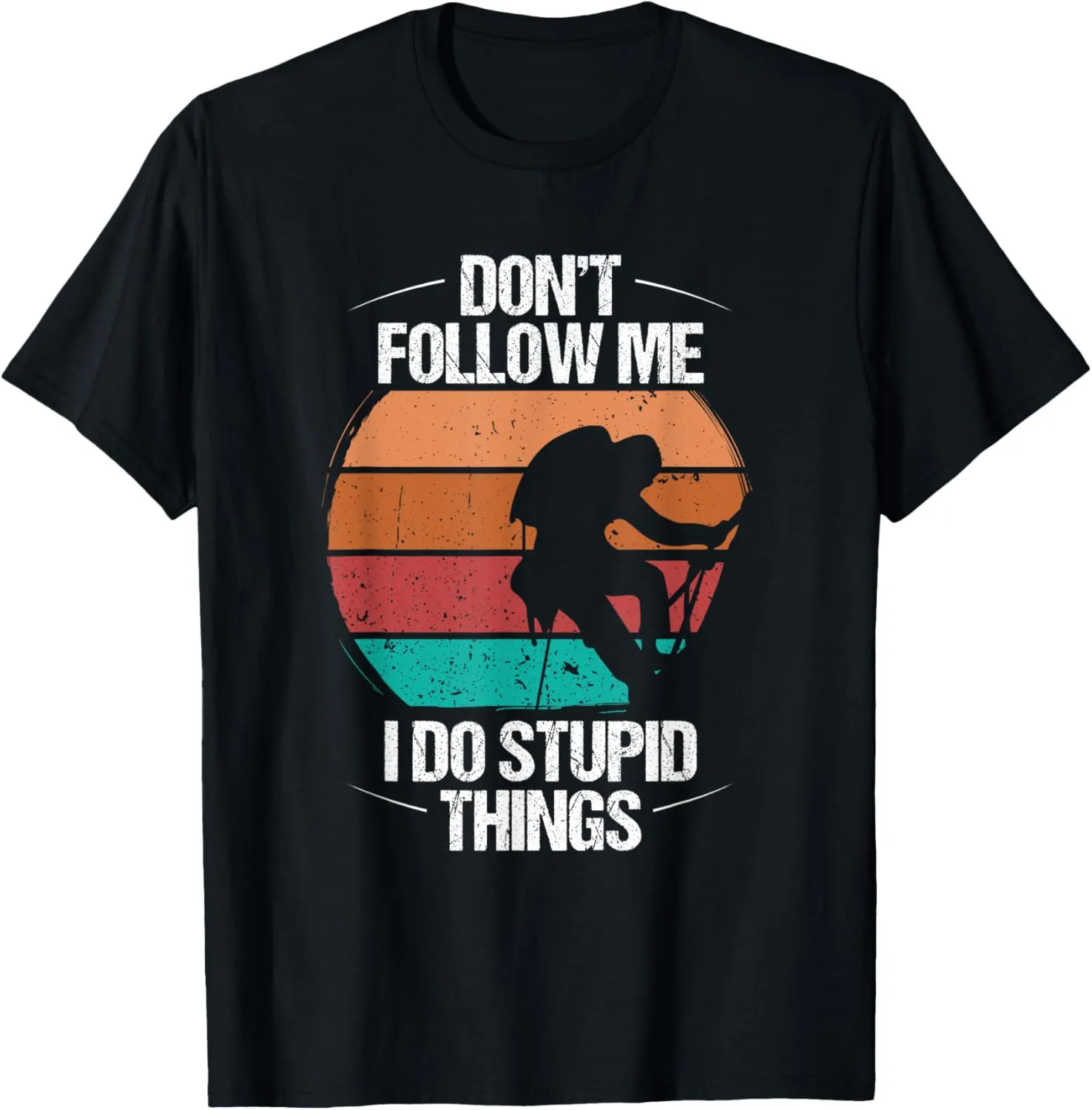 Ice Climber Vintage Don´t follow me Retro Ice Climbing T-Shirt
