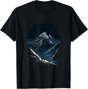 Ice Climbing Ice Snow Climber Frozen Rock Mountain T-Shirt