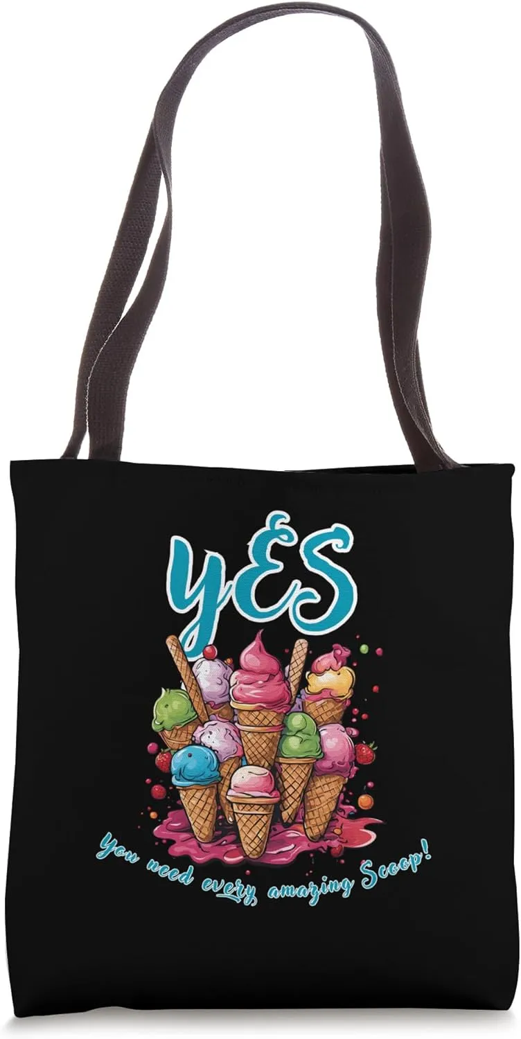 ice cream maker - making ice cream - Ice Cream Parlor Owner Tote Bag