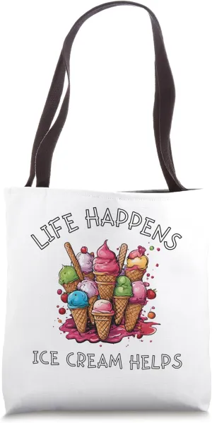 ice cream maker - making ice cream - Ice Cream Parlor Owner Tote Bag