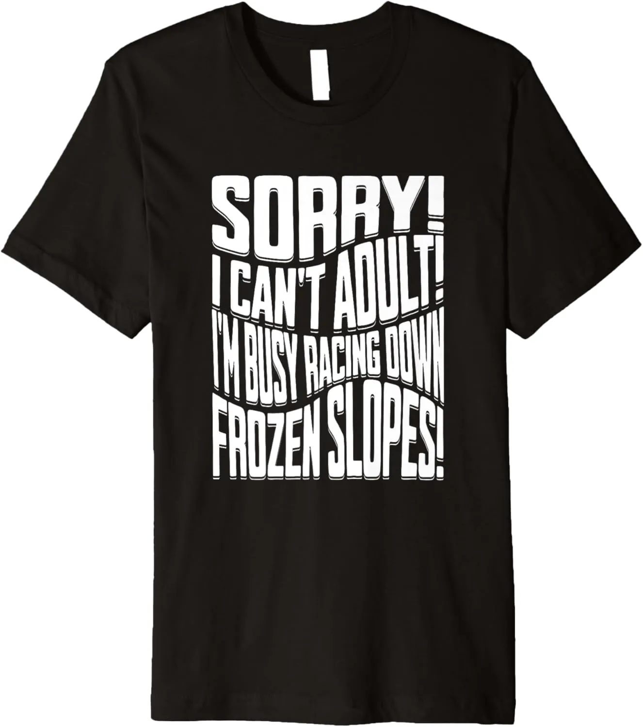 ice cross downhiller snow alpine sledding Ice Cross Downhill Premium T-Shirt