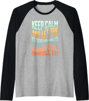 ice cross downhiller snow alpine sledding Ice Cross Downhill Raglan Baseball Tee