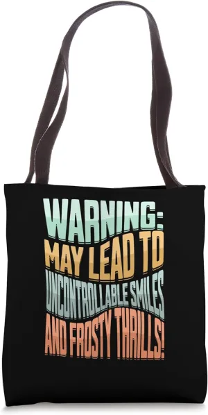 ice cross downhiller snow alpine sledding Ice Cross Downhill Tote Bag