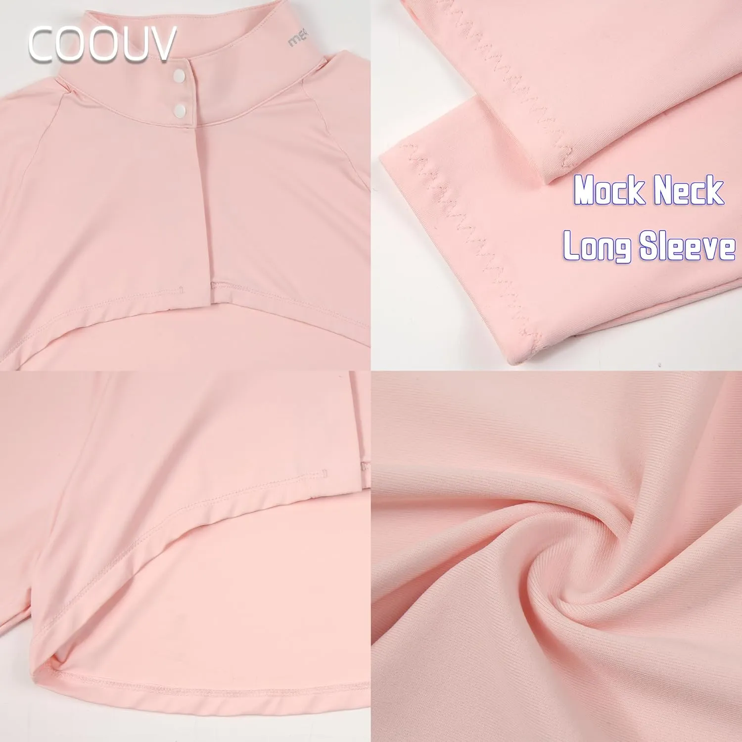 Ice Silk Cooling Fabric UPF50  UV Sun Protection Lightweight Shawl Arm Sleeve Sport Shrug Golf Shirt