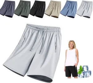 Iced Active Shorts for Senior Women, IcedActive Women's Ice Silk Shorts Over 50