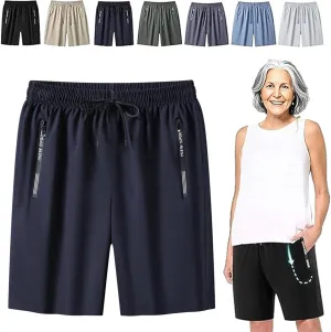 ICY Shorts - Airyflex Iced Active Silk Cooling Stretch Quick Drying Shorts for Senior Women Over 50