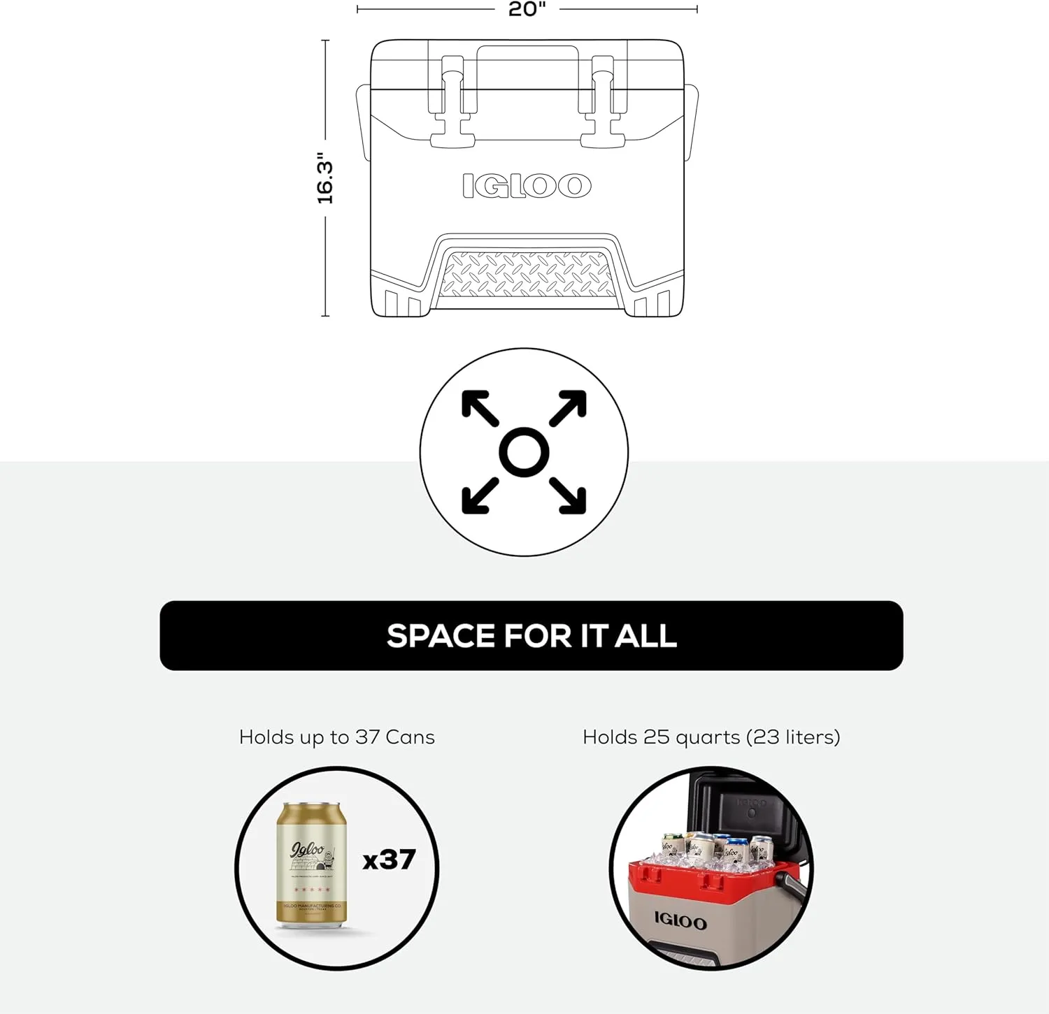 Igloo BMX Hard Coolers (25-72QT)