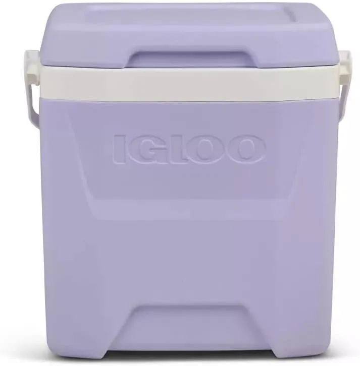 Igloos Cooler Hard-Sided Ice Chest, Insulated Portable Cooler, Heavy-Duty, Leak-Resistant Lid, Lightweight Ergonomic Handle
