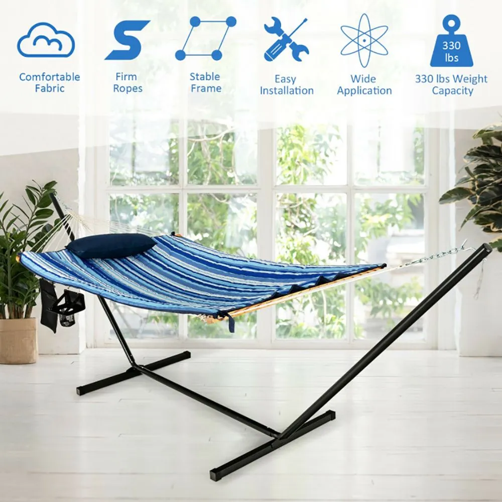 Indoor Pillow 1pc Chair Cotton Localized shipping Most-wanted Hammock Stand with Holder Swing Cup Set Outdoor