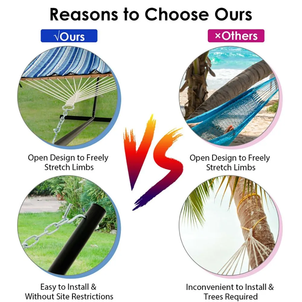 Indoor Pillow 1pc Chair Cotton Localized shipping Most-wanted Hammock Stand with Holder Swing Cup Set Outdoor