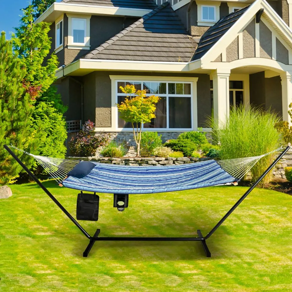 Indoor Pillow 1pc Chair Cotton Localized shipping Most-wanted Hammock Stand with Holder Swing Cup Set Outdoor