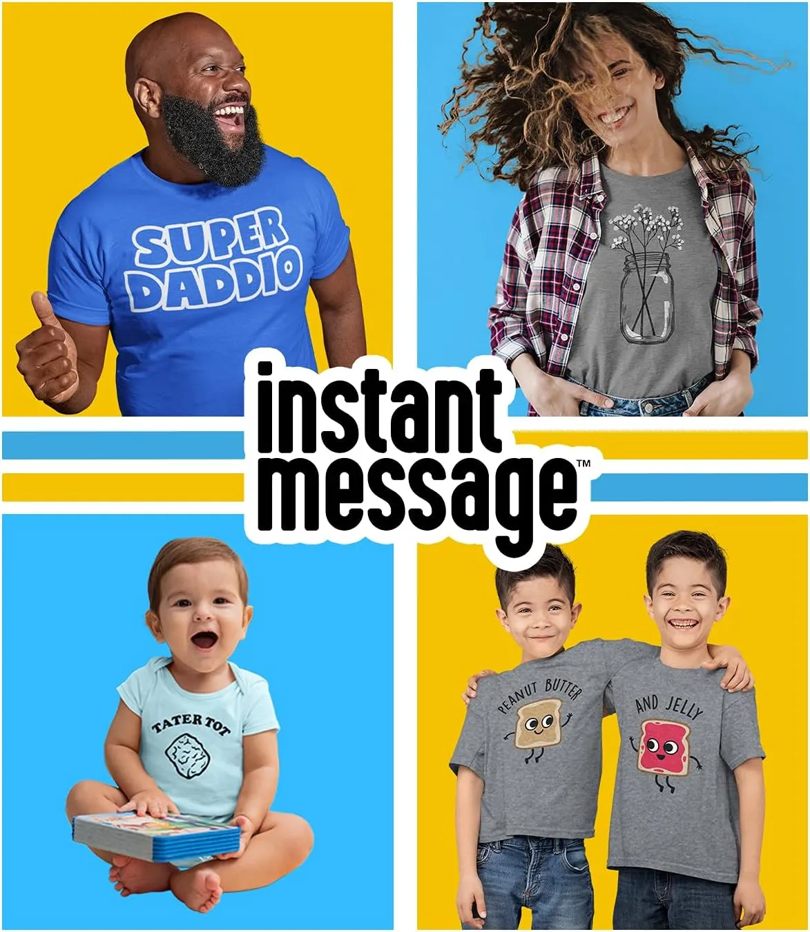 Instant Message - I Scream, You Scream - Ice Cream World Tour - Toddler & Youth Crewneck Fleece Sweatshirt