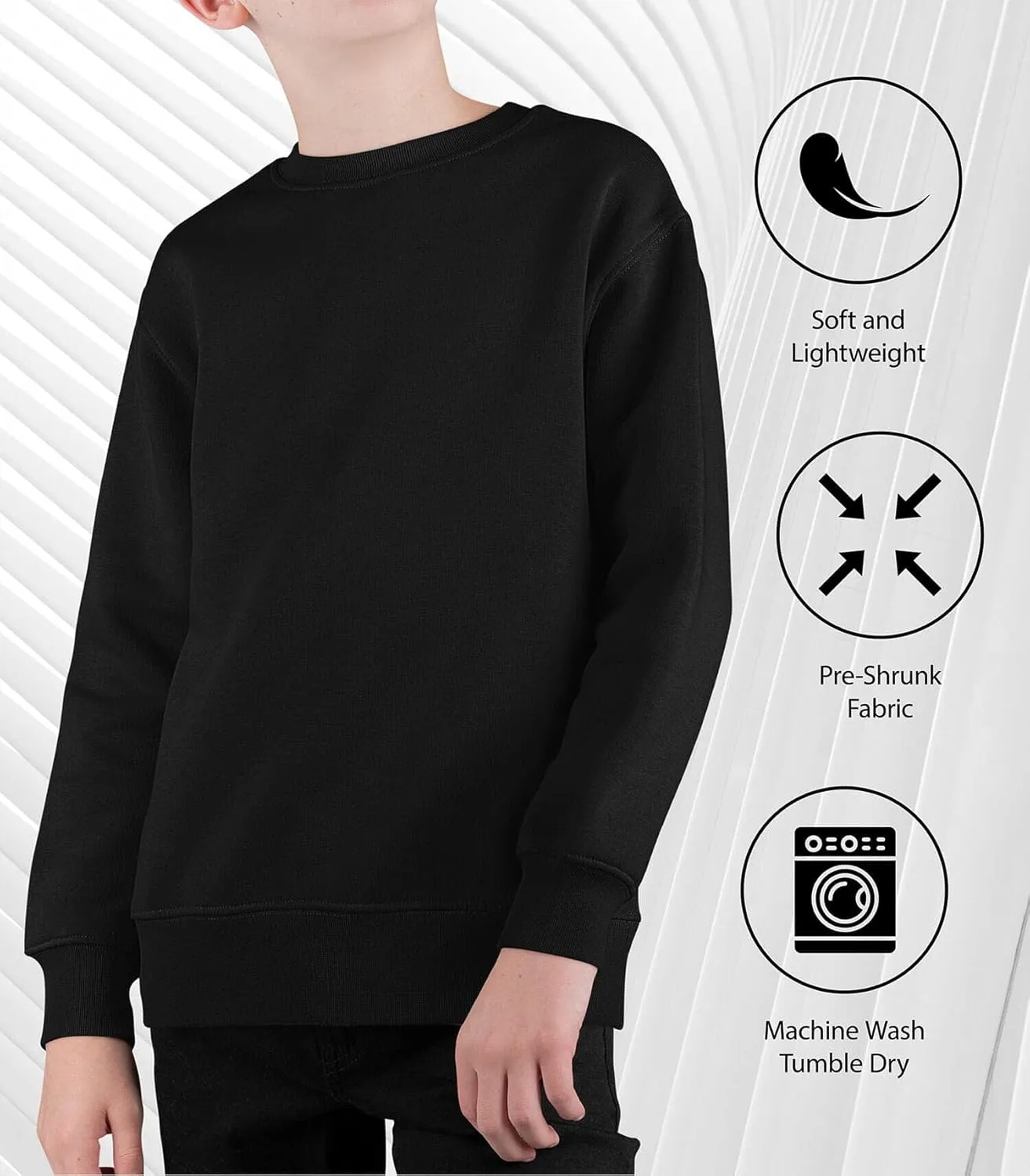 Instant Message - I Scream, You Scream - Ice Cream World Tour - Toddler & Youth Crewneck Fleece Sweatshirt