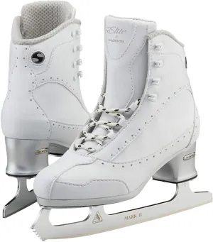 Jackson Ultima Softec Elite Womens/Girls Figure Ice Skates - Womens Size 8, White, (ST7200.WH.080)