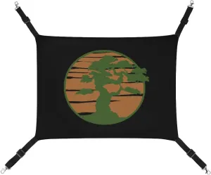 Japanese Bonsai Tree Hanging Cat Bed Soft Breathable Pet Hammock for Cage Pet Sleeper for Kitten Ferret Puppy Rabbit, style, 20240327