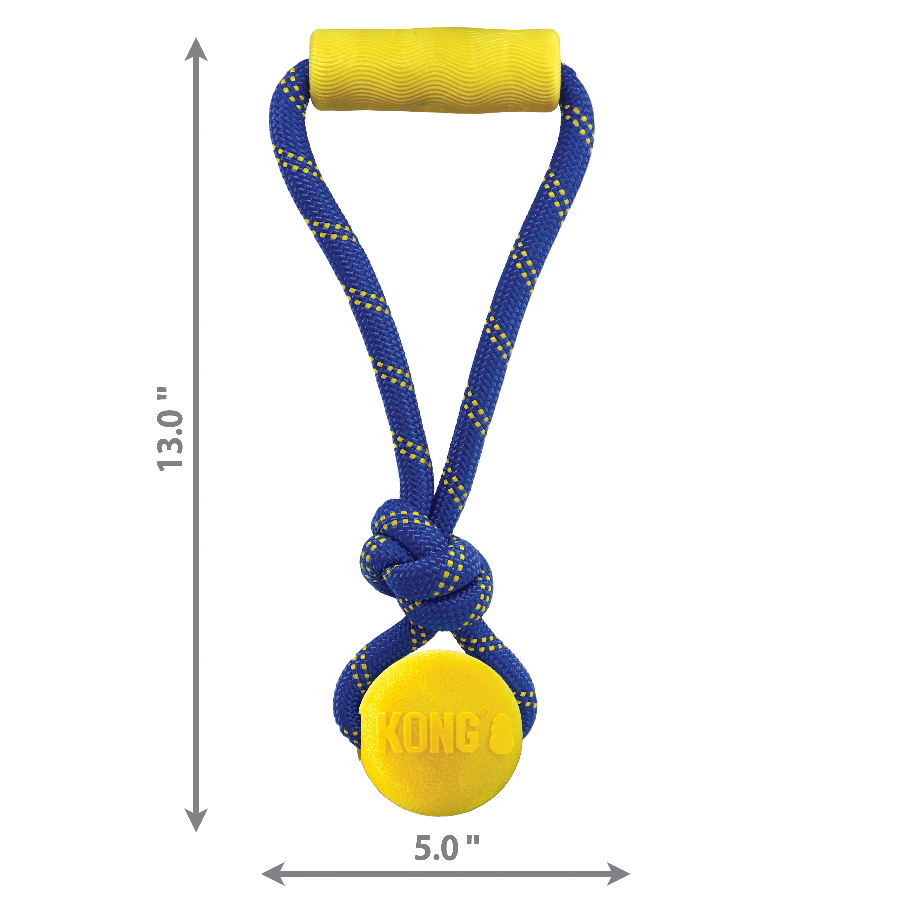 Jaxx Brights Tug with Ball Dog Toy - Medium