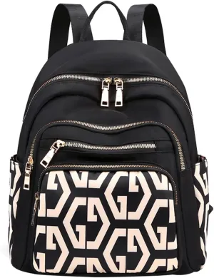 JiaYou Women Girls Leisure Backpack Floral pattern Daypack lightweight casual cosmetic Bag(Color D,16 Liters)