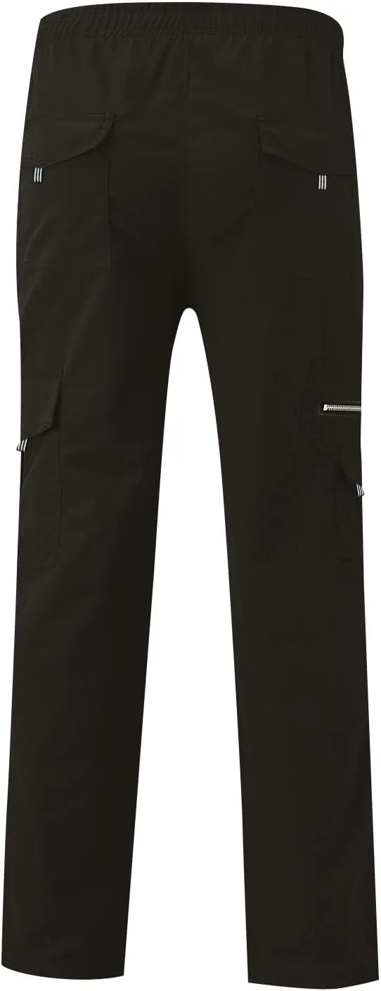 Julidostore Stretchmotions - Super Stretch Ice-Silk Comfort Cargo Pants Multi Pockets Outdoor Lightweight Hiking Jogger