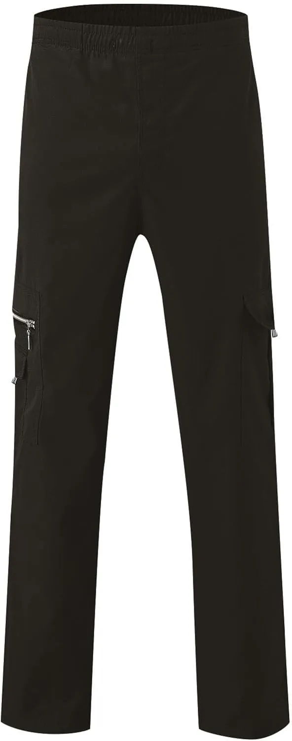 Julidostore Stretchmotions - Super Stretch Ice-Silk Comfort Cargo Pants Multi Pockets Outdoor Lightweight Hiking Jogger