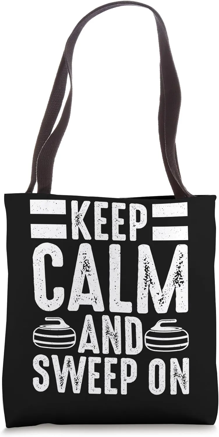 Keep Calm And Sweep On Tote Bag