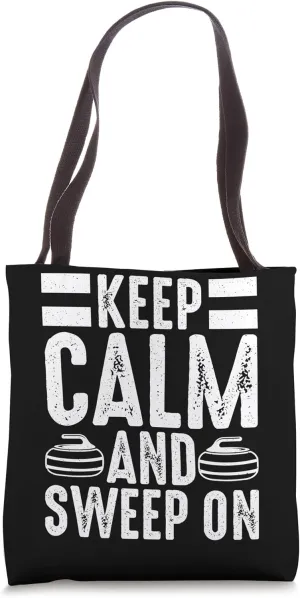 Keep Calm And Sweep On Tote Bag
