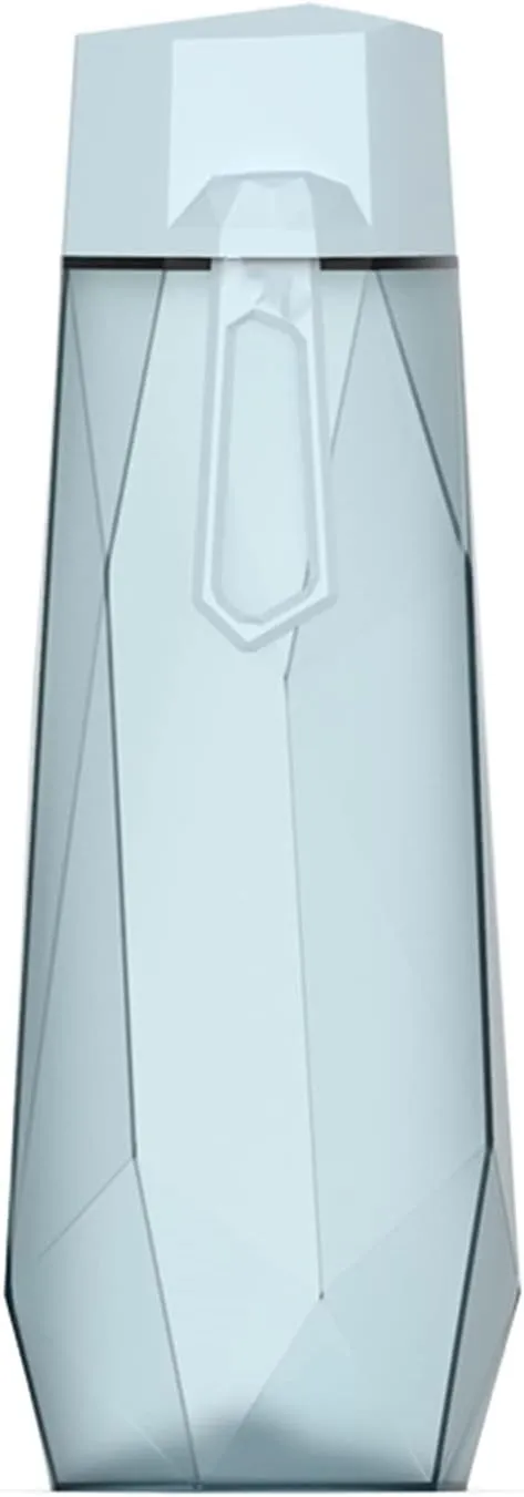 kettles Geometric rhombus Water Bottles-Matte texture,Durable Sports Bottle with Lid,Portable Leakproof Cups,Non-Slip Plastic Fitness canteen(A)