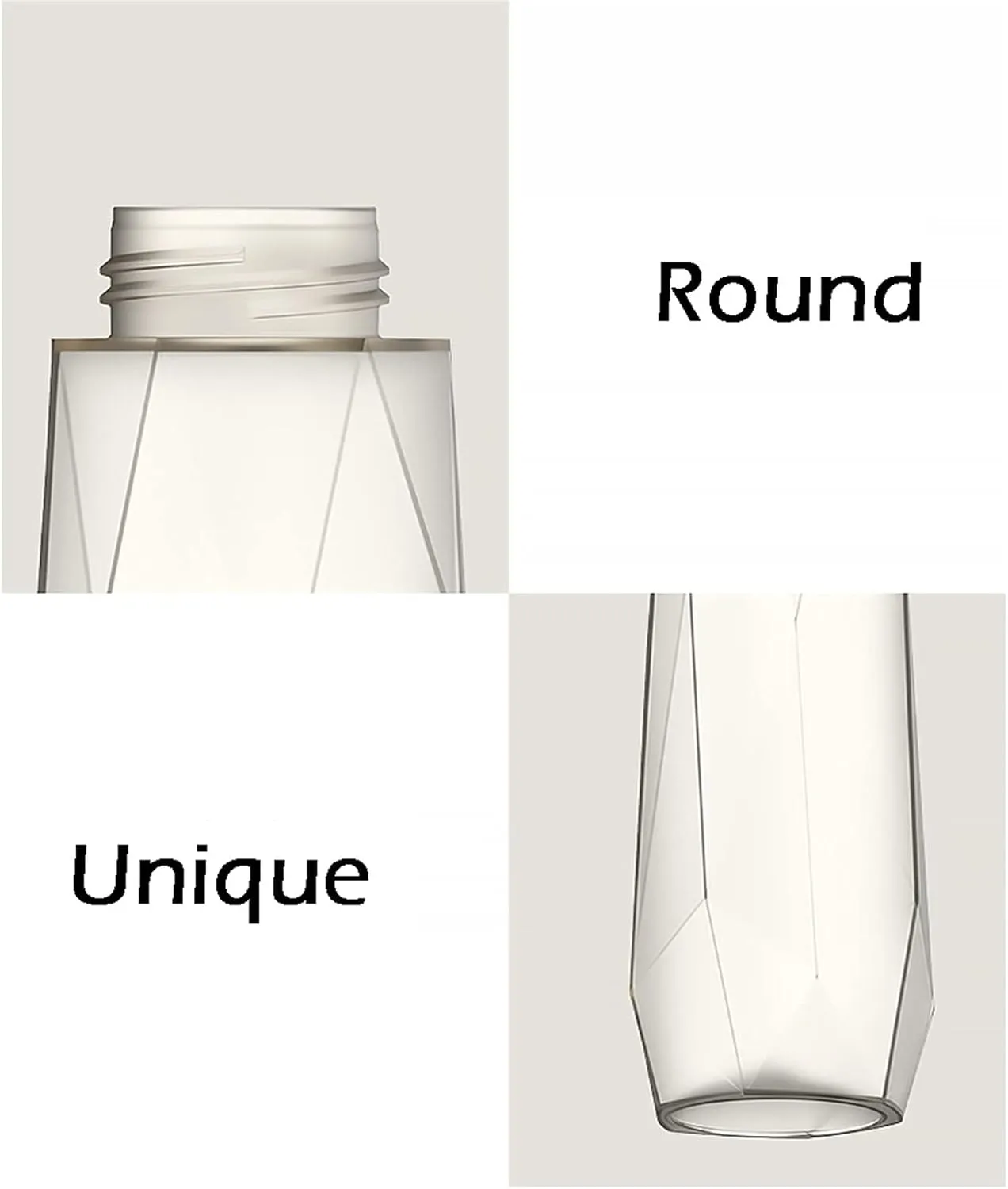 kettles Geometric rhombus Water Bottles-Matte texture,Durable Sports Bottle with Lid,Portable Leakproof Cups,Non-Slip Plastic Fitness canteen(A)
