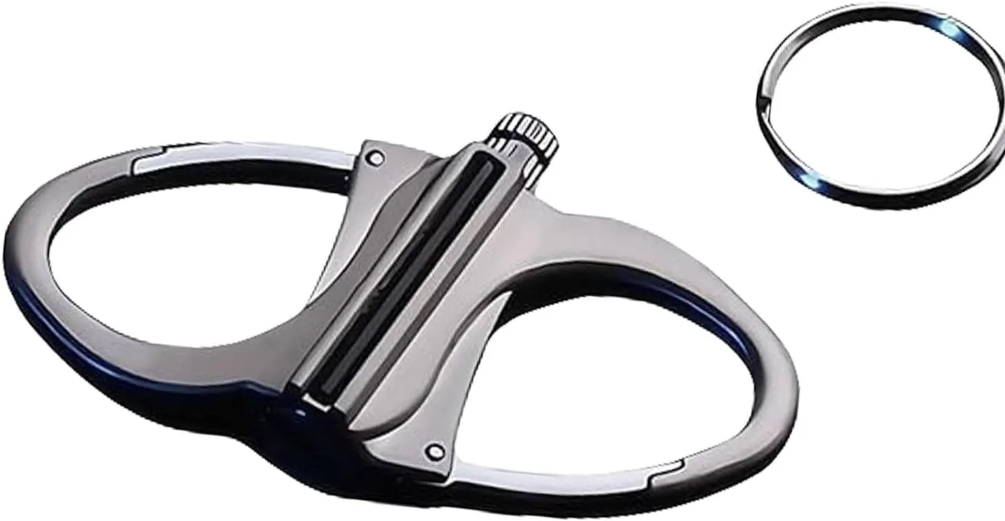 Keychain Lighter, Mini Waterproof Keychain Lighter Match Design with Carabiner for Outdoor Activities