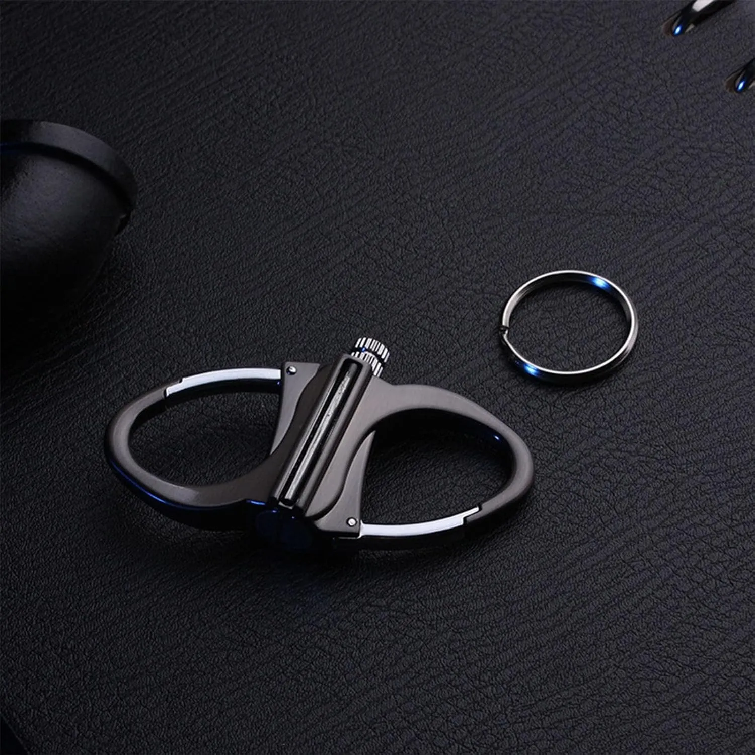 Keychain Lighter, Mini Waterproof Keychain Lighter Match Design with Carabiner for Outdoor Activities